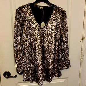 Jodifl animal print top _ New without tag! 🐆